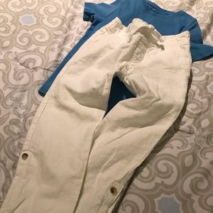 Janie and jack linen blend boys pants size 5